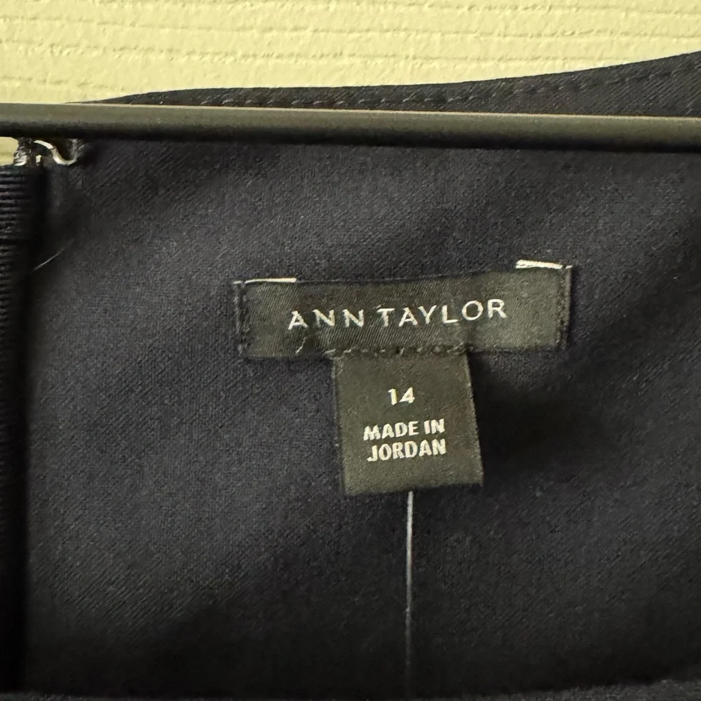 Ann Taylor Classic Black Midi Dress - Picture 3 of 4